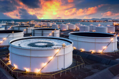 Hydrocarbon remediation for tank terminals
